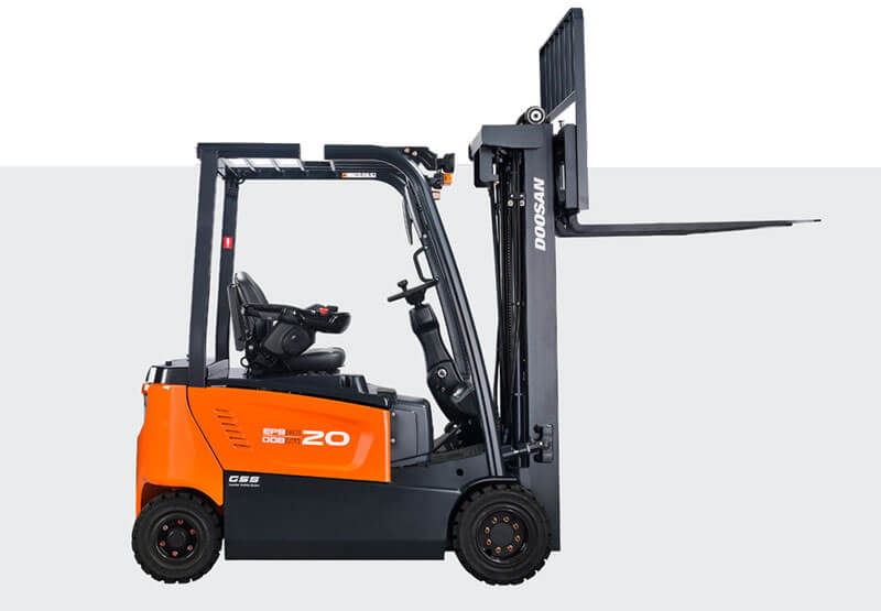 Forklift operator safely handling a commercial load in Billericay